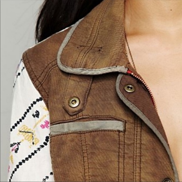 Free People Follow Your Heart Cargo Jacket - Picture 3 of 3